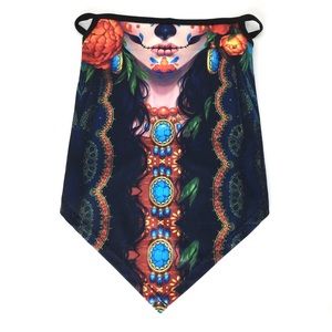 Day of the Dead Sugar Skull Cute‎ Mask Long Mask